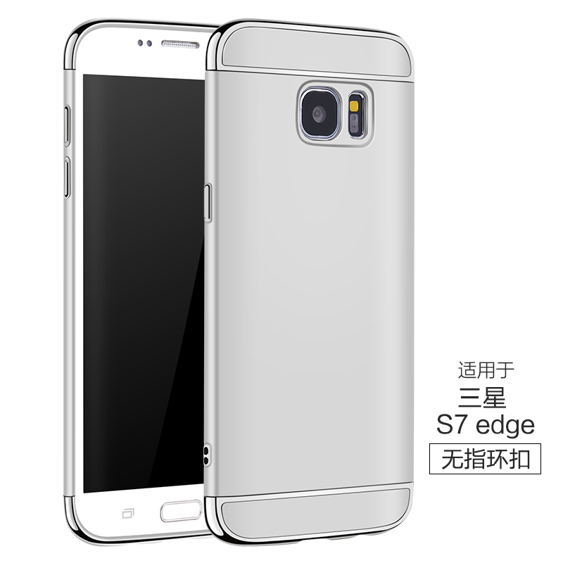 Hoesje Samsung Galaxy S7 Edge Scheppend Persoonlijk Anti-fall, Hoes Samsung Galaxy S7 Edge Bescherming Telefoon Zilver