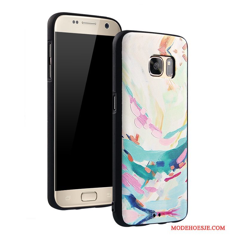 Hoesje Samsung Galaxy S7 Spotprent Anti-fall Hanger, Hoes Samsung Galaxy S7 Kleur Telefoon