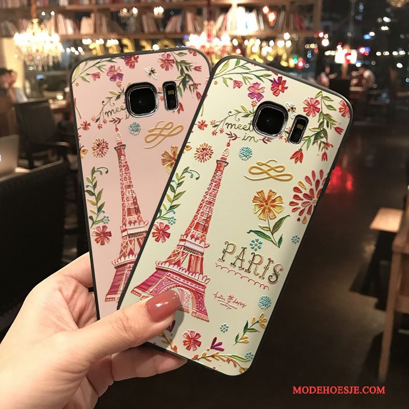 Hoesje Samsung Galaxy S7 Zakken Hangertelefoon, Hoes Samsung Galaxy S7 Siliconen Trend Chinese Stijl