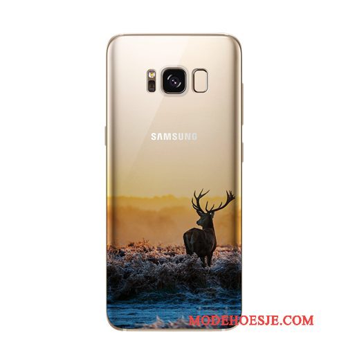 Hoesje Samsung Galaxy S8 Bescherming Eenvoudige Accessoires, Hoes Samsung Galaxy S8 Siliconen Blauwtelefoon