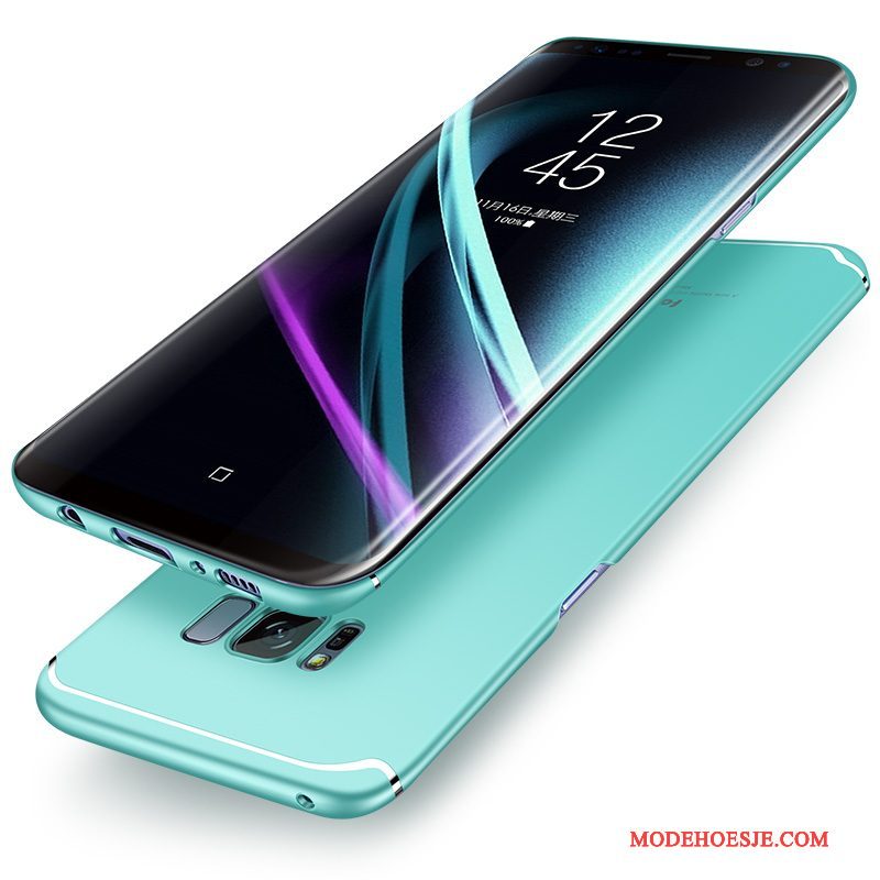 Hoesje Samsung Galaxy S8 Bescherming Groen Dun, Hoes Samsung Galaxy S8 Hard Anti-fall