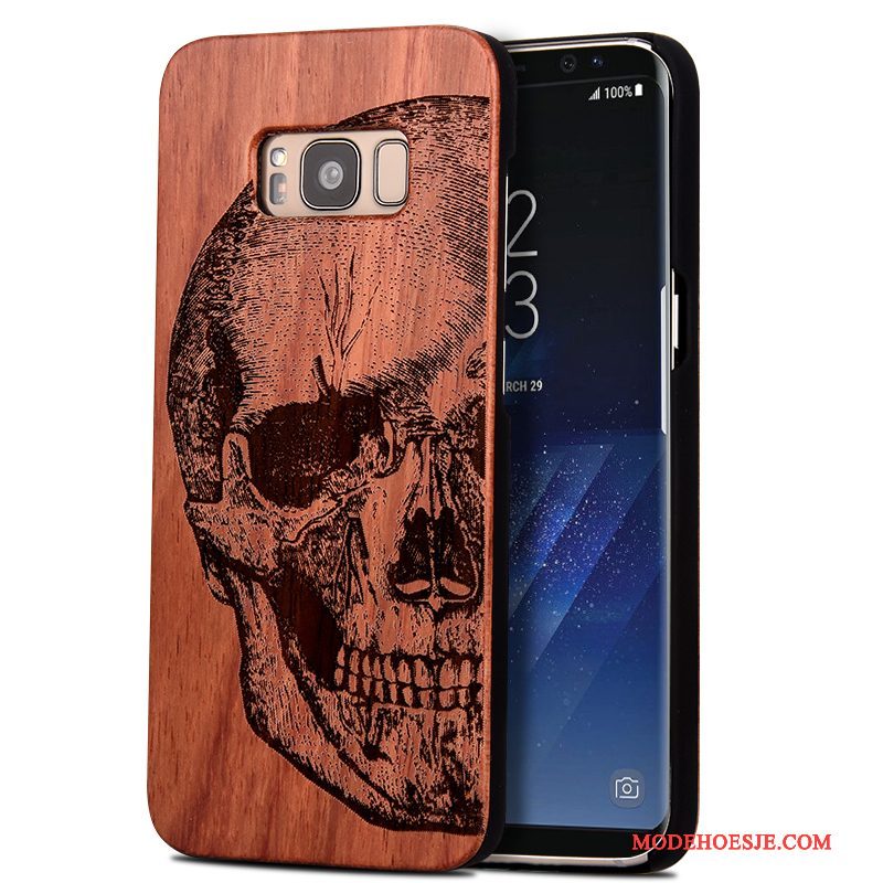 Hoesje Samsung Galaxy S8+ Bescherming Hard Anti-fall, Hoes Samsung Galaxy S8+ Massief Hout Totem