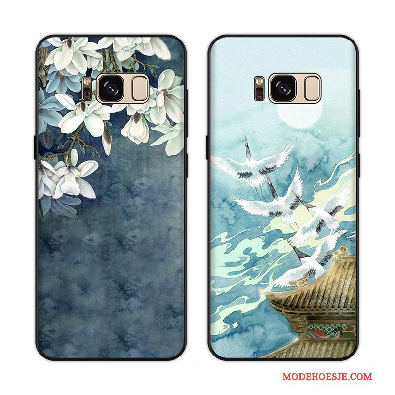 Hoesje Samsung Galaxy S8+ Blauw Gemeenschappelijk, Hoes Samsung Galaxy S8+ Telefoon