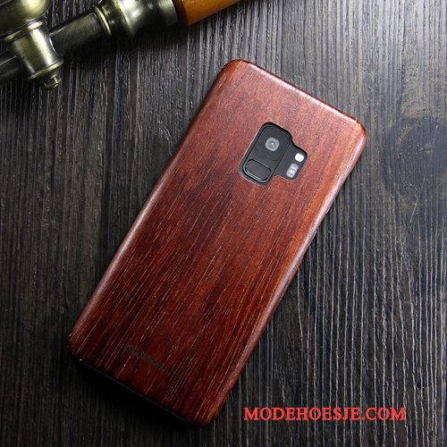 Hoesje Samsung Galaxy S8 Hout Telefoon Dun, Hoes Samsung Galaxy S8 Bescherming Massief Hout Trendy Merk