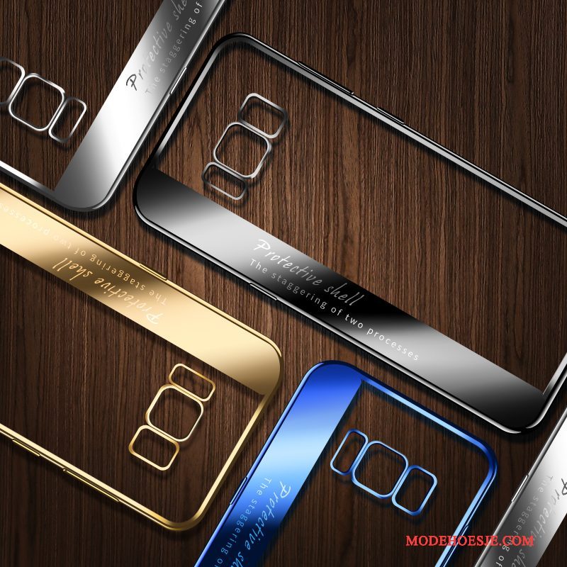 Hoesje Samsung Galaxy S8 Kleur Anti-fall Doorzichtig, Hoes Samsung Galaxy S8 Zacht Dun Trend