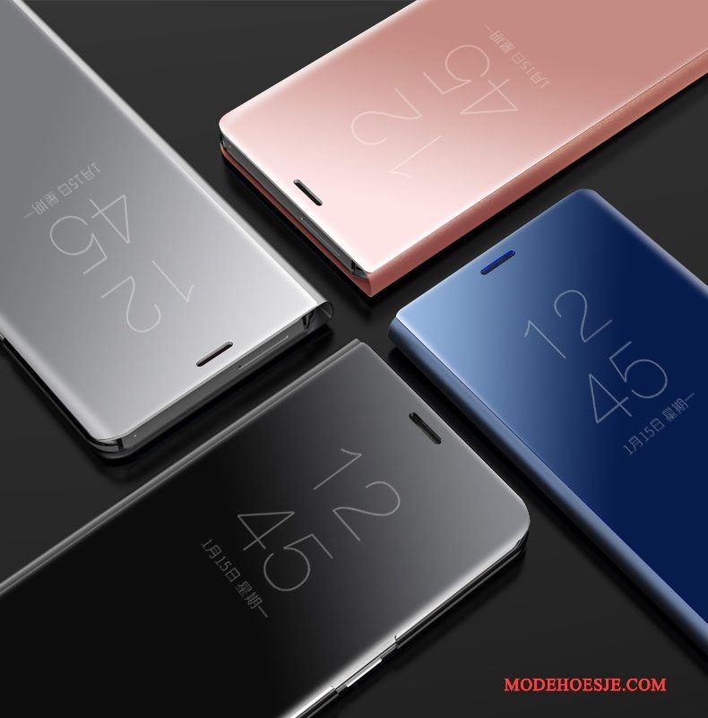 Hoesje Samsung Galaxy S8+ Leer Anti-falltelefoon, Hoes Samsung Galaxy S8+ Bescherming