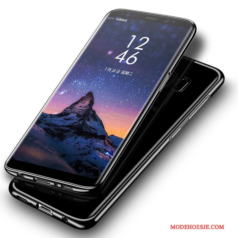 Hoesje Samsung Galaxy S8 Luxe Doorzichtig Dun, Hoes Samsung Galaxy S8 Bescherming Hard Anti-fall