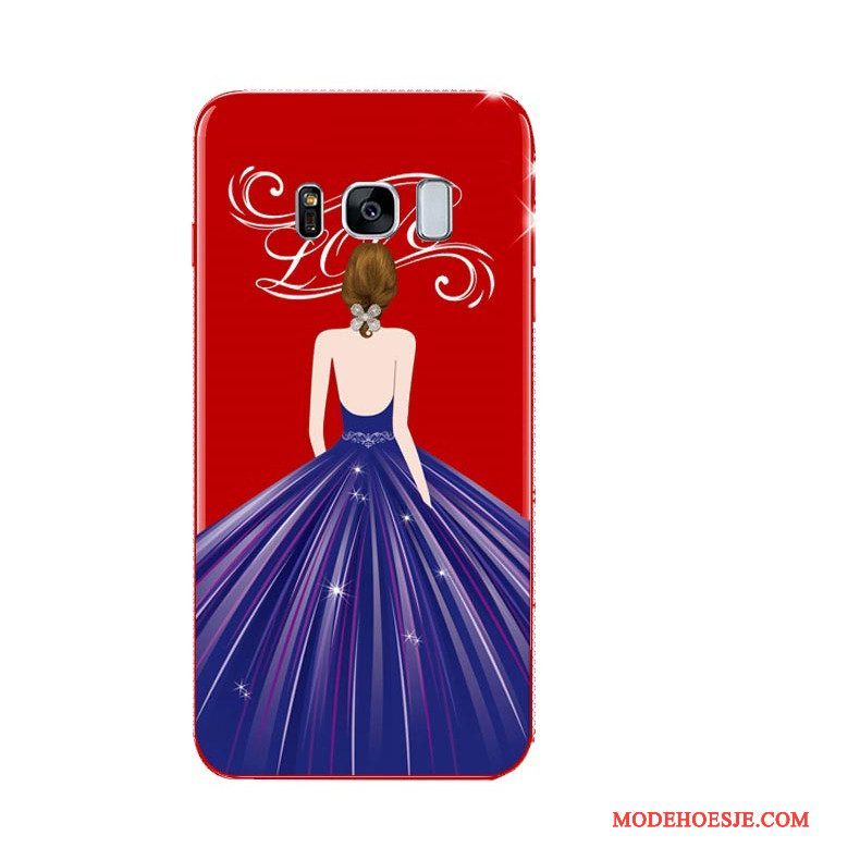 Hoesje Samsung Galaxy S8+ Rood Grote, Hoes Samsung Galaxy S8+ Telefoon Hard