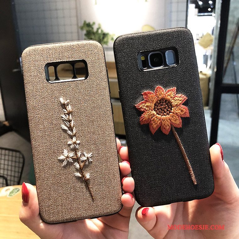 Hoesje Samsung Galaxy S8 Scheppend Anti-fall Khaki, Hoes Samsung Galaxy S8 Bescherming Telefoon Nieuw