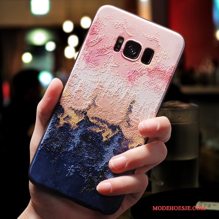 Hoesje Samsung Galaxy S8+ Scheppend Anti-fall Trend, Hoes Samsung Galaxy S8+ Bescherming Roze Persoonlijk