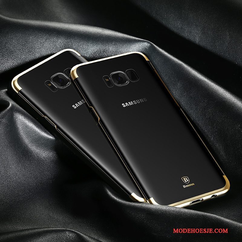 Hoesje Samsung Galaxy S8+ Scheppend Goud Persoonlijk, Hoes Samsung Galaxy S8+ Luxe Hard Plating