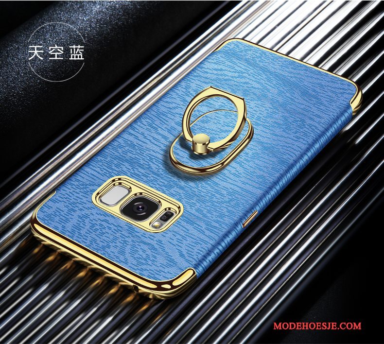 Hoesje Samsung Galaxy S8+ Scheppend Telefoon Anti-fall, Hoes Samsung Galaxy S8+ Zakken Blauw