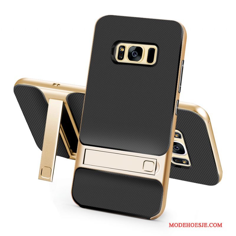 Hoesje Samsung Galaxy S8+ Siliconen Telefoon Goud, Hoes Samsung Galaxy S8+ Scheppend Trend Anti-fall