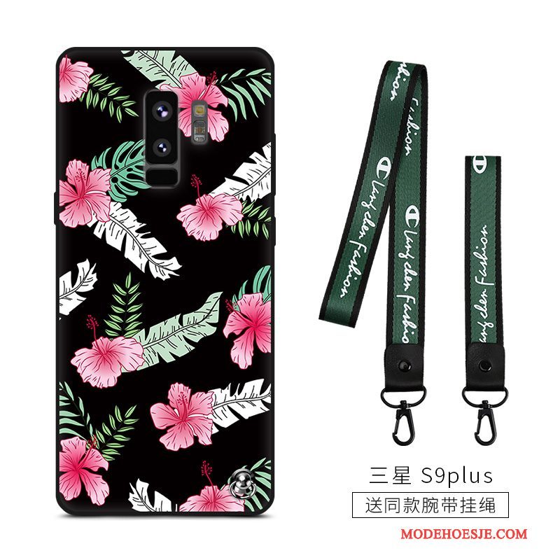 Hoesje Samsung Galaxy S9+ Siliconen Anti-fall Vogel, Hoes Samsung Galaxy S9+ Zacht Trendtelefoon