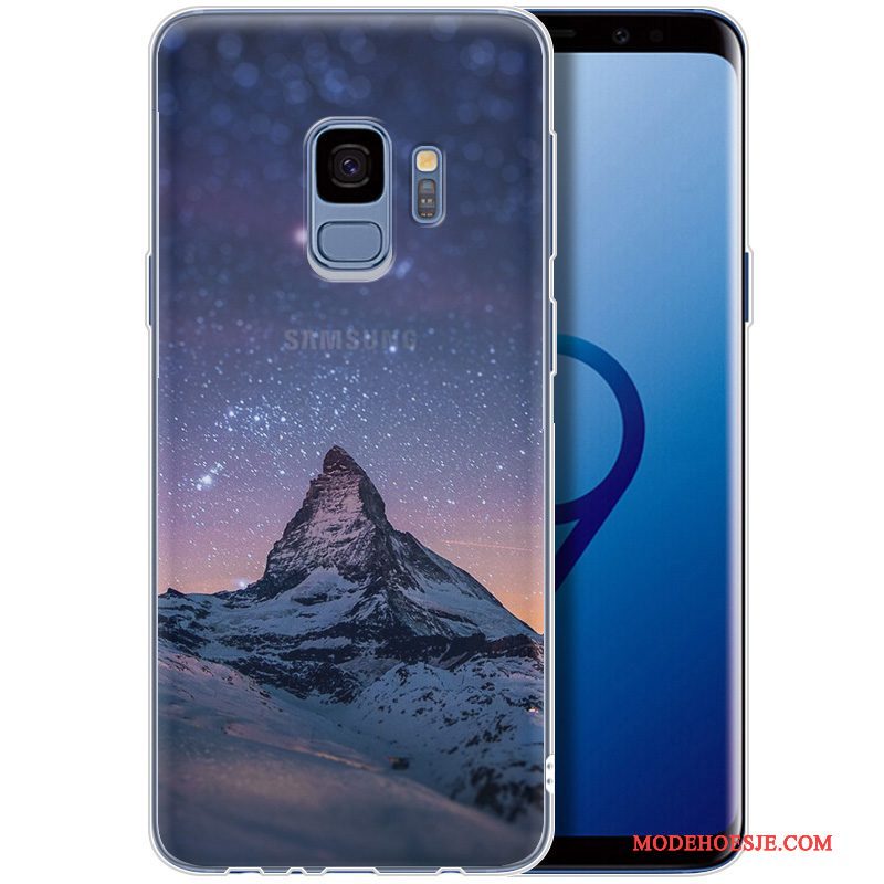 Hoesje Samsung Galaxy S9+ Zacht Persoonlijk Eenvoudige, Hoes Samsung Galaxy S9+ Bescherming Telefoon Trendy Merk