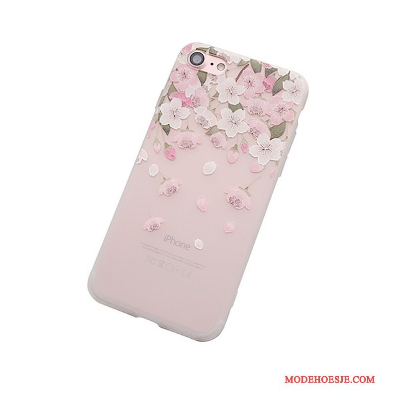 Hoesje Samsung Galaxy S9+ Zacht Schrobben Vers, Hoes Samsung Galaxy S9+ Siliconen Roze Kers