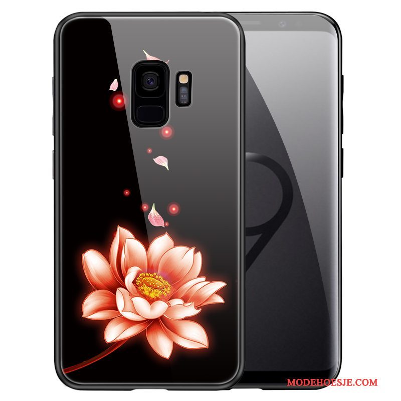 Hoesje Samsung Galaxy S9 Zakken Anti-fall Eenvoudige, Hoes Samsung Galaxy S9 Bescherming Telefoon Gehard Glas