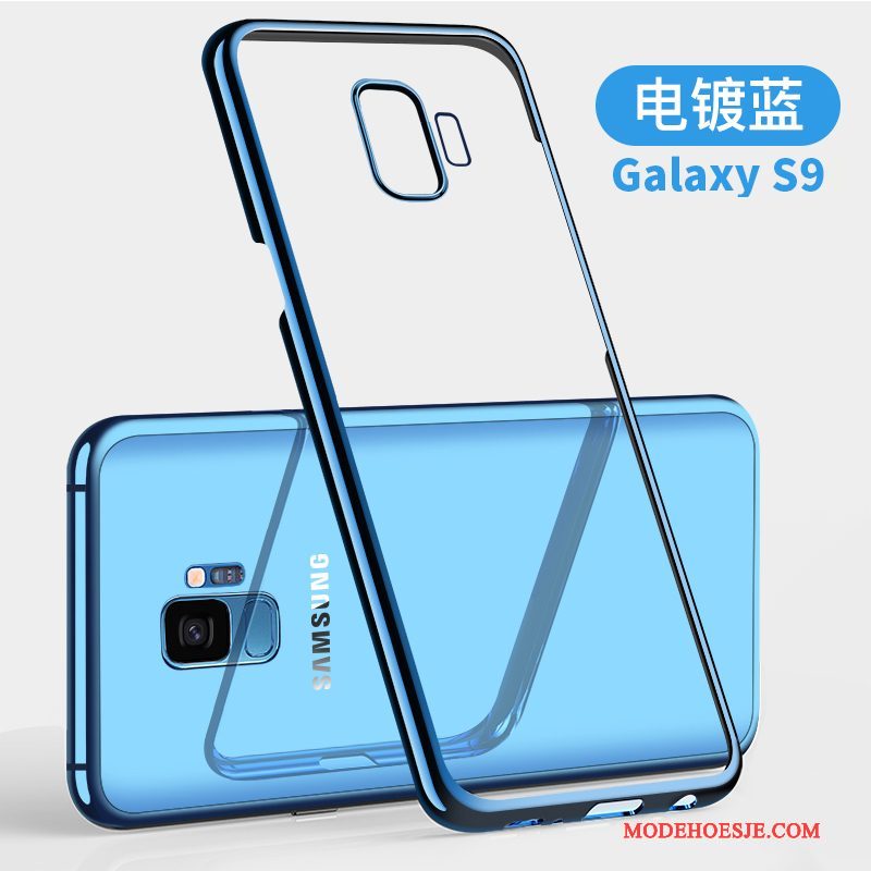 Hoesje Samsung Galaxy S9 Zakken Blauw Anti-fall, Hoes Samsung Galaxy S9 Bescherming Telefoon Dun