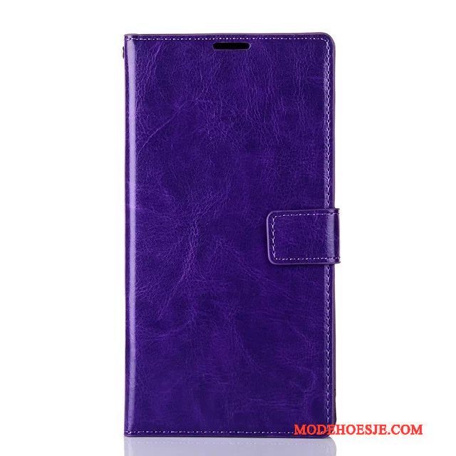 Hoesje Sony Xperia T2 Leer Blauwtelefoon, Hoes Sony Xperia T2 Bescherming