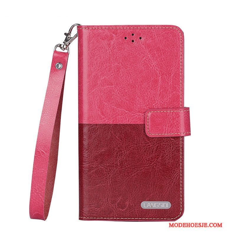 Hoesje Sony Xperia X Performance Folio Anti-falltelefoon, Hoes Sony Xperia X Performance Leer Voor Roze