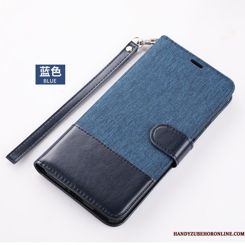 Hoesje Xiaomi Mi 10 Bescherming Donkerblauw Mini, Hoes Xiaomi Mi 10 Zakken Jeugd Anti-fall