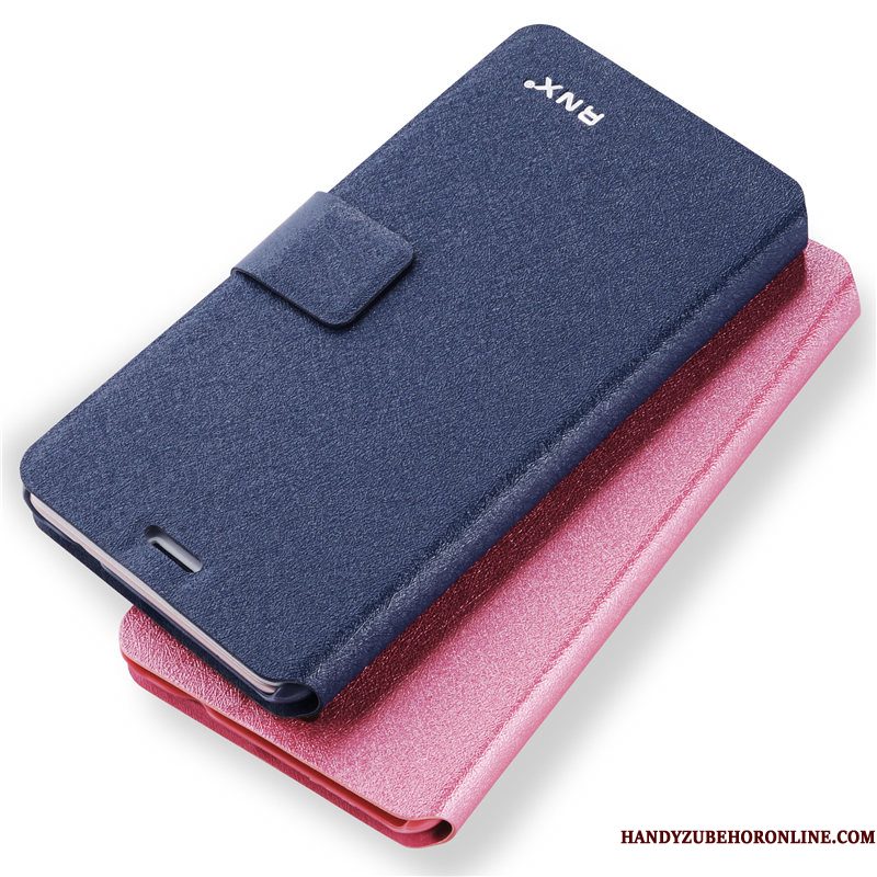 Hoesje Xiaomi Mi 10 Folio Mini Anti-fall, Hoes Xiaomi Mi 10 Leer Blauwtelefoon