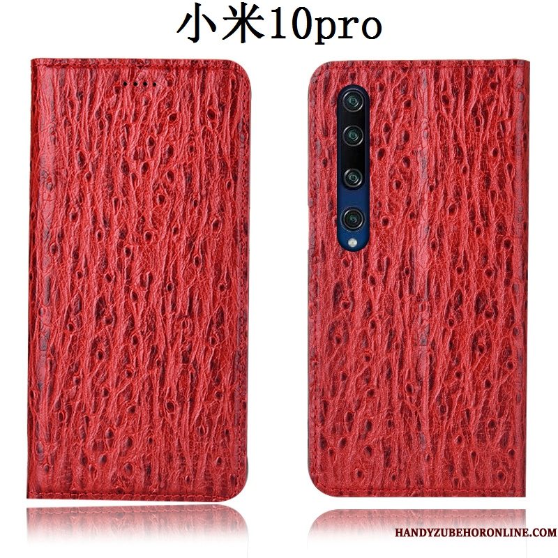 Hoesje Xiaomi Mi 10 Pro Bescherming Mini Patroon, Hoes Xiaomi Mi 10 Pro Zakken Anti-fall Vogel