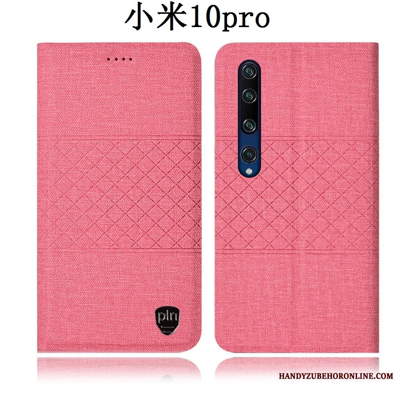 Hoesje Xiaomi Mi 10 Pro Folio Telefoon Mini, Hoes Xiaomi Mi 10 Pro Zakken Anti-fall Jeugd