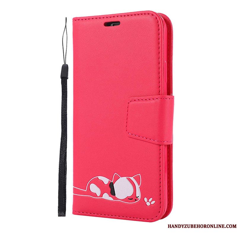 Hoesje iPhone 11 Pro Leer Roodtelefoon, Hoes iPhone 11 Pro Folio