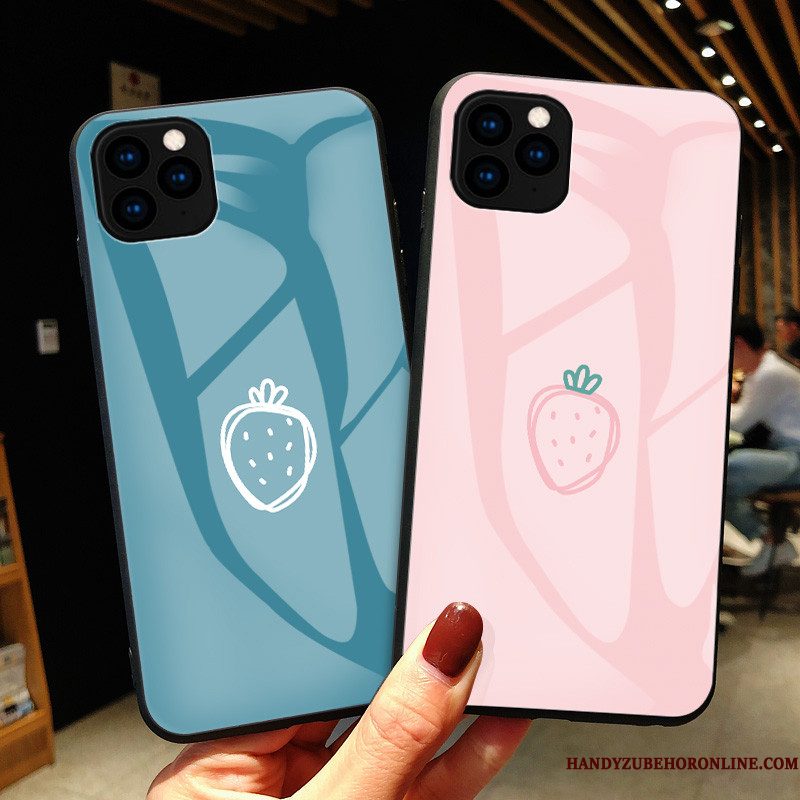 Hoesje iPhone 11 Pro Max Mode Eenvoudige Vers, Hoes iPhone 11 Pro Max Zakken Aardbei Mini