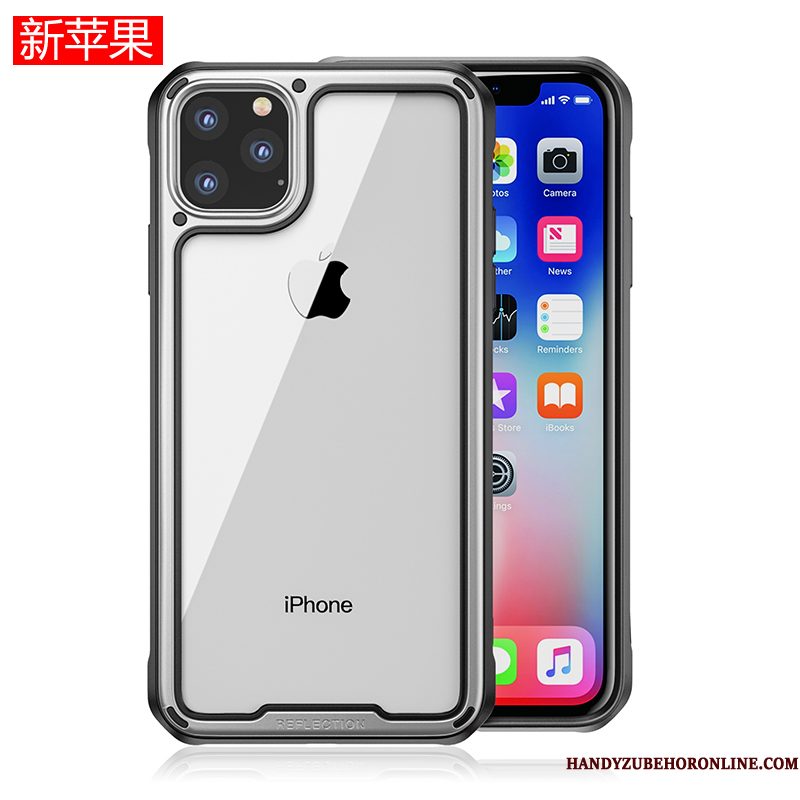 Hoesje iPhone 11 Pro Max Zakken Groen Ster, Hoes iPhone 11 Pro Max Bescherming Trendy Merk Wit