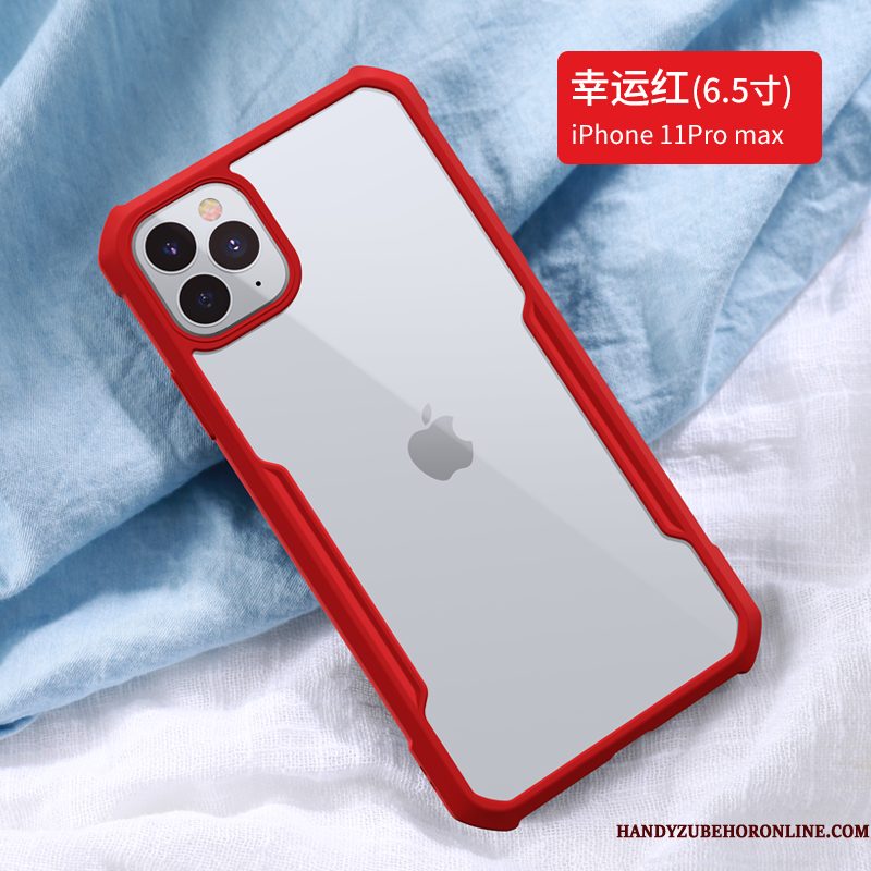 Hoesje iPhone 11 Pro Max Zakken Telefoon Rood, Hoes iPhone 11 Pro Max Siliconen Dun High End