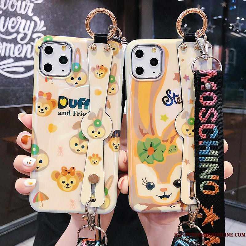 Hoesje iPhone 11 Pro Scheppend Hart Trendy Merk, Hoes iPhone 11 Pro Siliconen Hangertelefoon