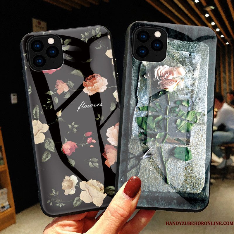 Hoesje iPhone 11 Pro Zakken Vers Glas, Hoes iPhone 11 Pro Bescherming Telefoon Zwart