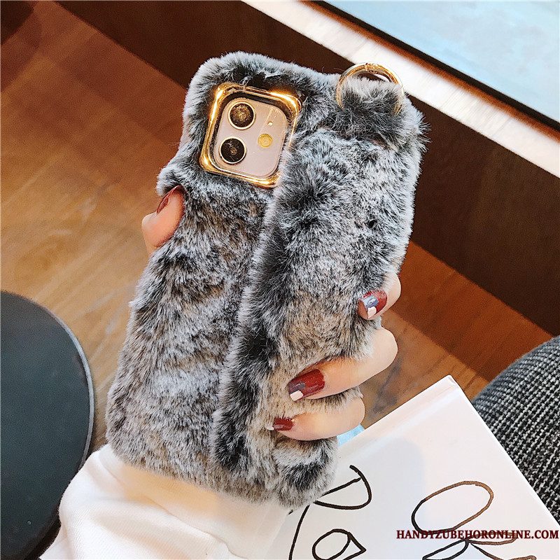 Hoesje iPhone 11 Zacht High End Anti-fall, Hoes iPhone 11 Scheppend Telefoon Zwart