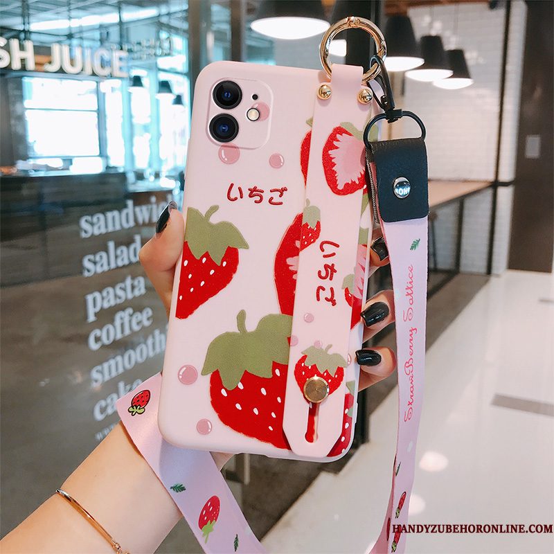 Hoesje iPhone 12 Mini Siliconen Hanger Anti-fall, Hoes iPhone 12 Mini Scheppend Trendy Merktelefoon