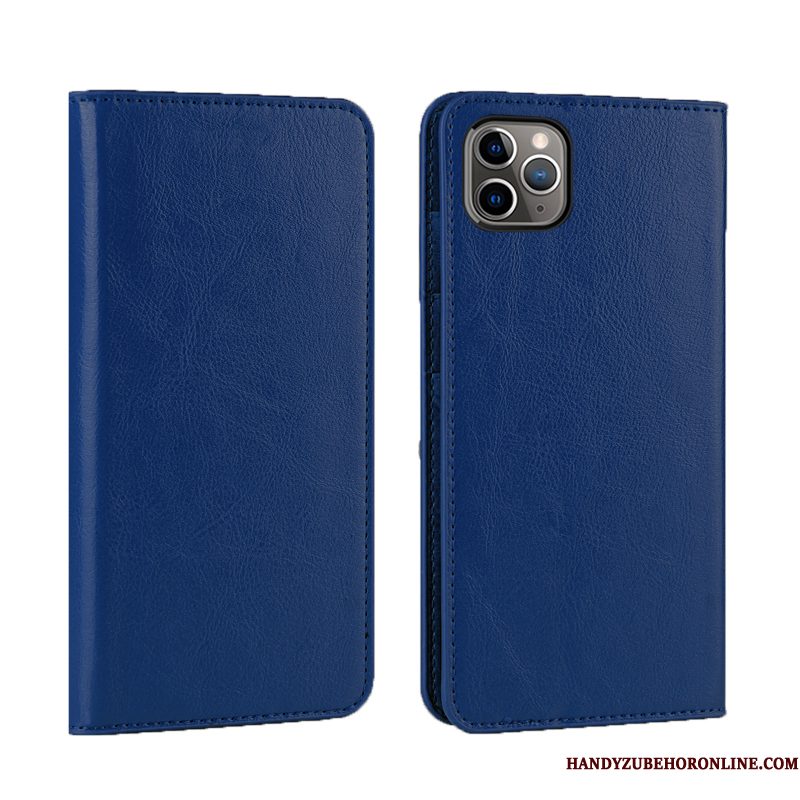 Hoesje iPhone 12 Pro Zakken Bedrijf Blauw, Hoes iPhone 12 Pro Luxe Anti-fall High End