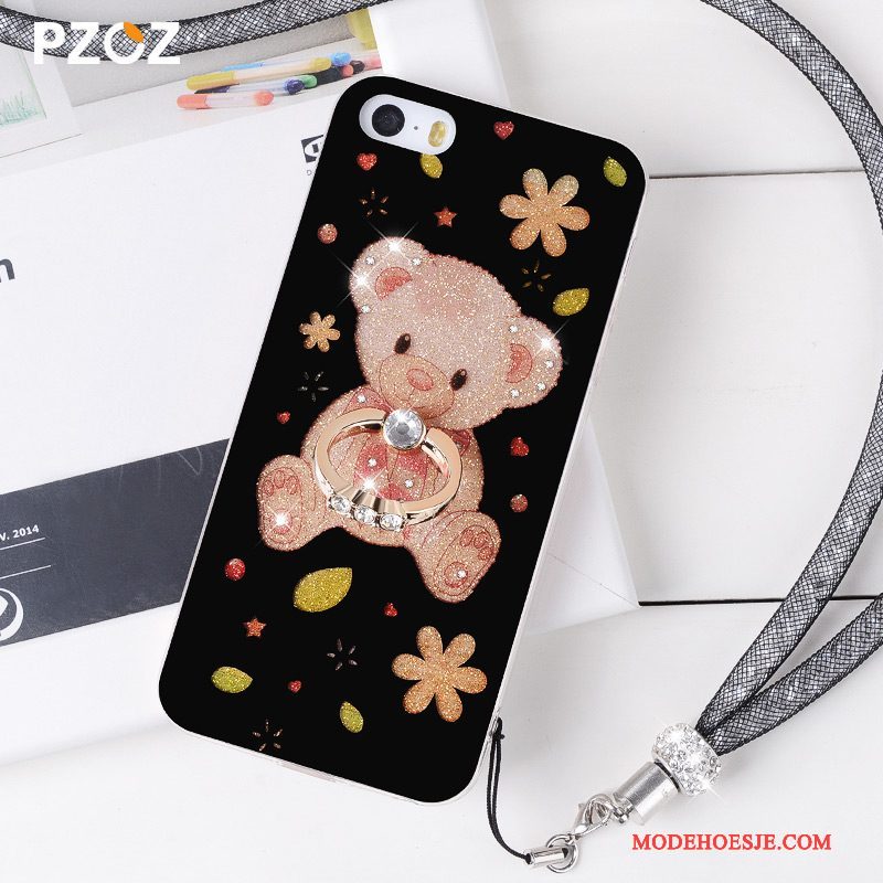 Hoesje iPhone 5/5s Spotprent Trend Mooie, Hoes iPhone 5/5s Siliconen Super Schattig Eenvoudige