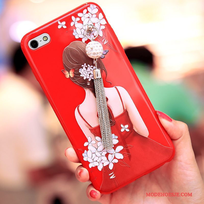 Hoesje iPhone 5/5s Zacht Anti-fall Grote, Hoes iPhone 5/5s Zakken Trendtelefoon