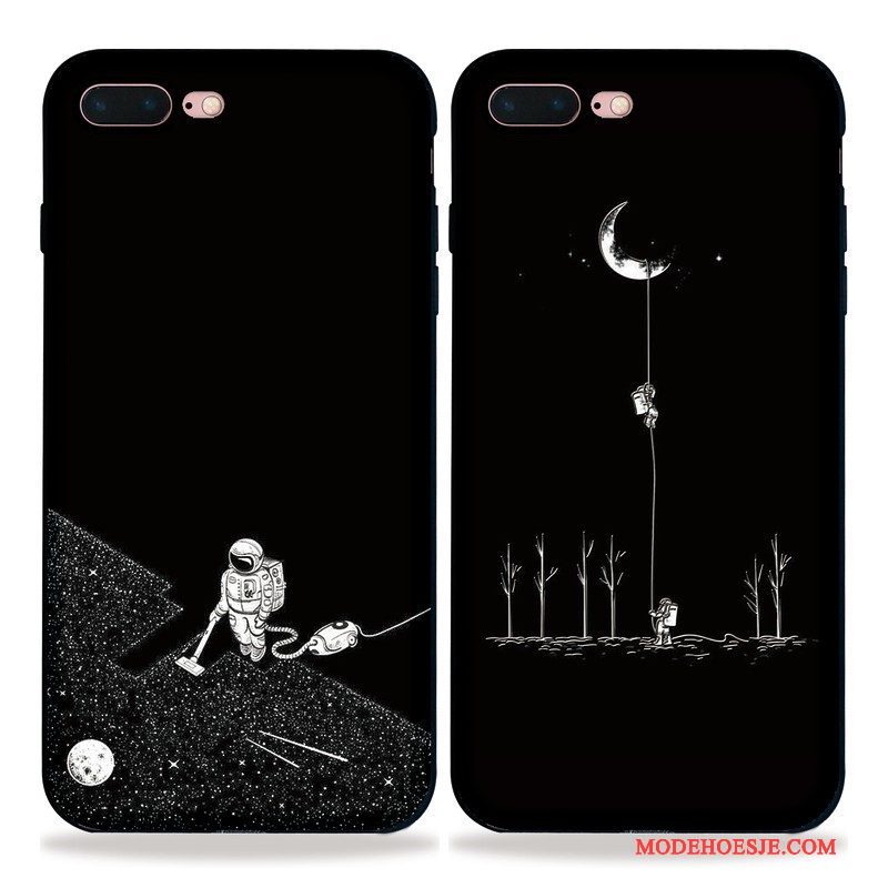 Hoesje iPhone 5/5s Zacht Zwarttelefoon, Hoes iPhone 5/5s Siliconen