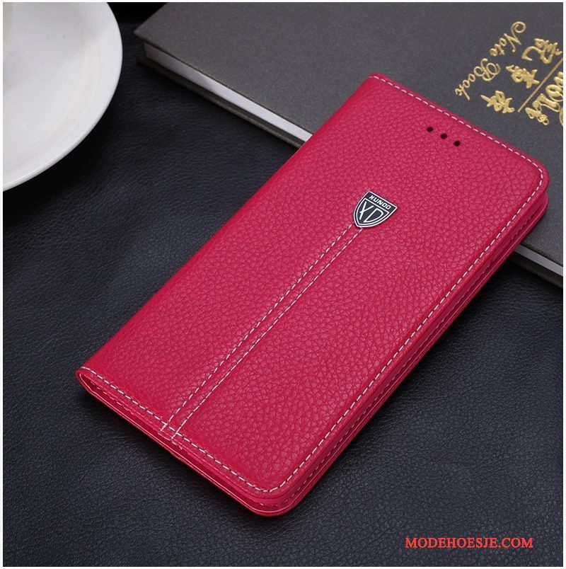 Hoesje iPhone 6/6s Leer Telefoon Rood, Hoes iPhone 6/6s Folio