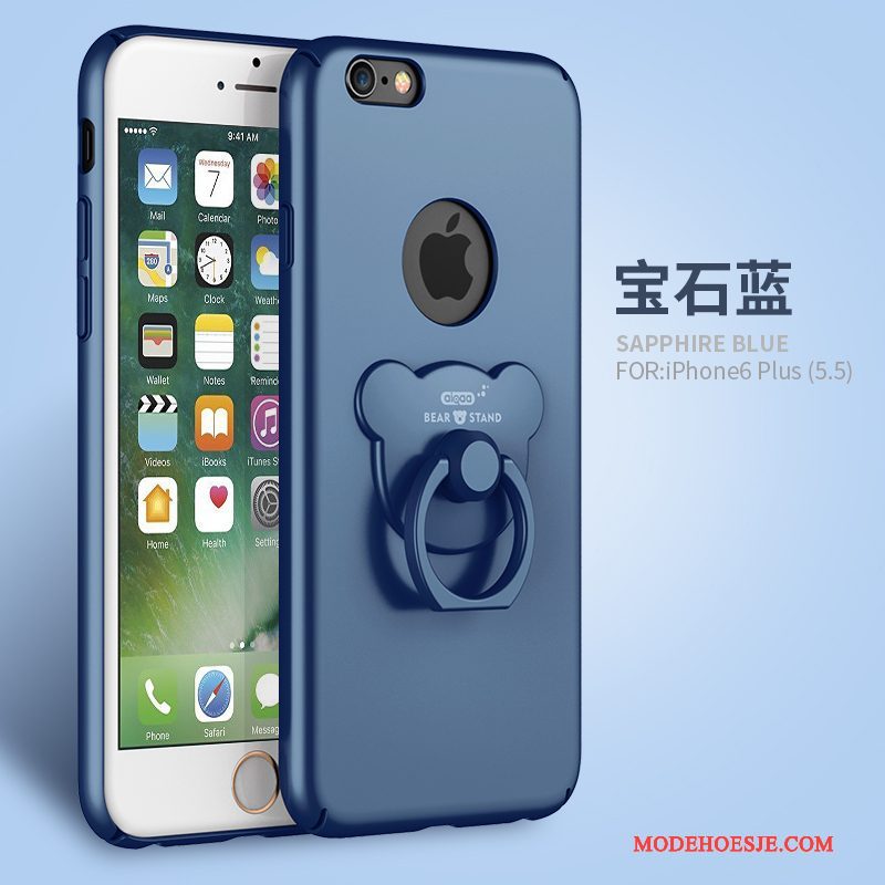 Hoesje iPhone 6/6s Plus Bescherming Nieuw Anti-fall, Hoes iPhone 6/6s Plus Zakken Schrobben Blauw
