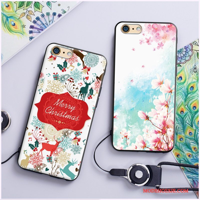 Hoesje iPhone 6/6s Plus Ondersteuning Telefoon Wolf, Hoes iPhone 6/6s Plus Zacht Hanger