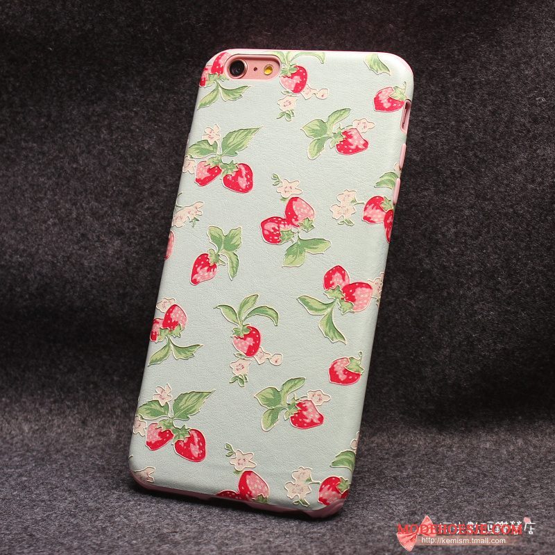 Hoesje iPhone 6/6s Plus Scheppend Persoonlijk Hanger, Hoes iPhone 6/6s Plus Zacht Telefoon Groen