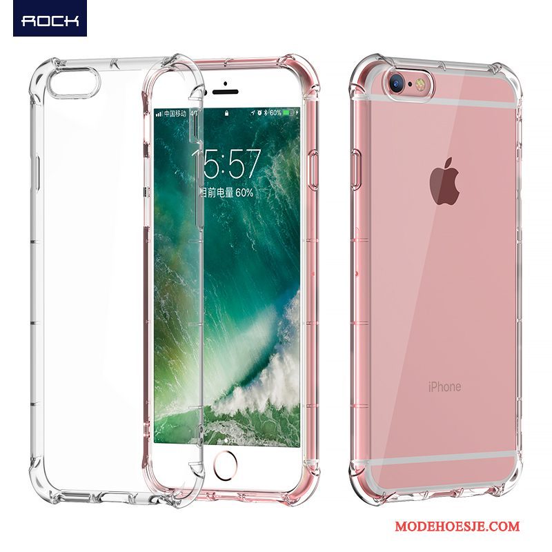 Hoesje iPhone 6/6s Plus Zacht Nieuw Wit, Hoes iPhone 6/6s Plus Zakken Trend Anti-fall