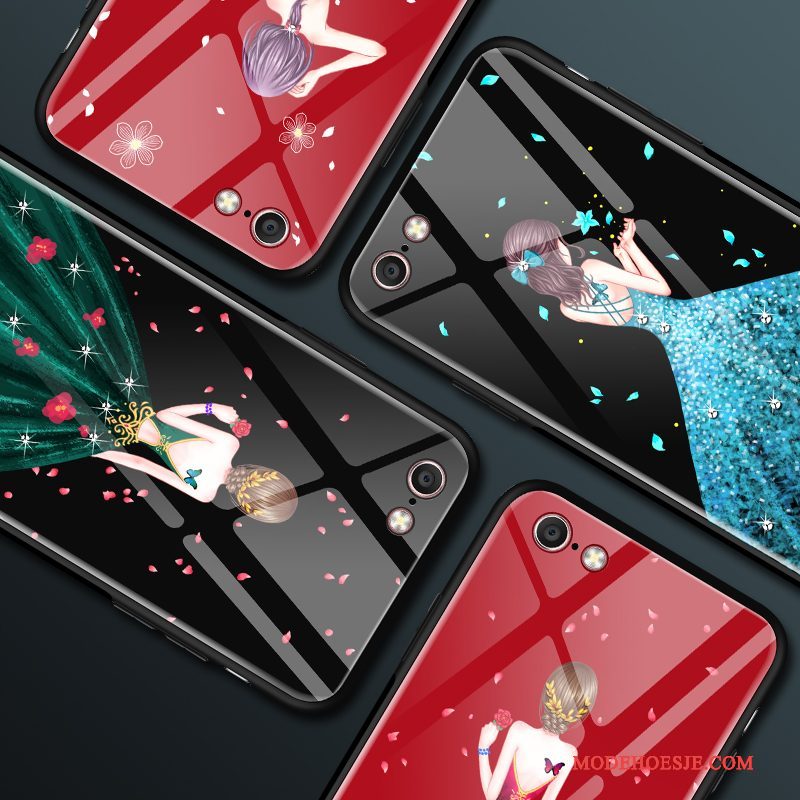 Hoesje iPhone 6/6s Plus Zakken Anti-fall Glas, Hoes iPhone 6/6s Plus Scheppend Telefoon Trend