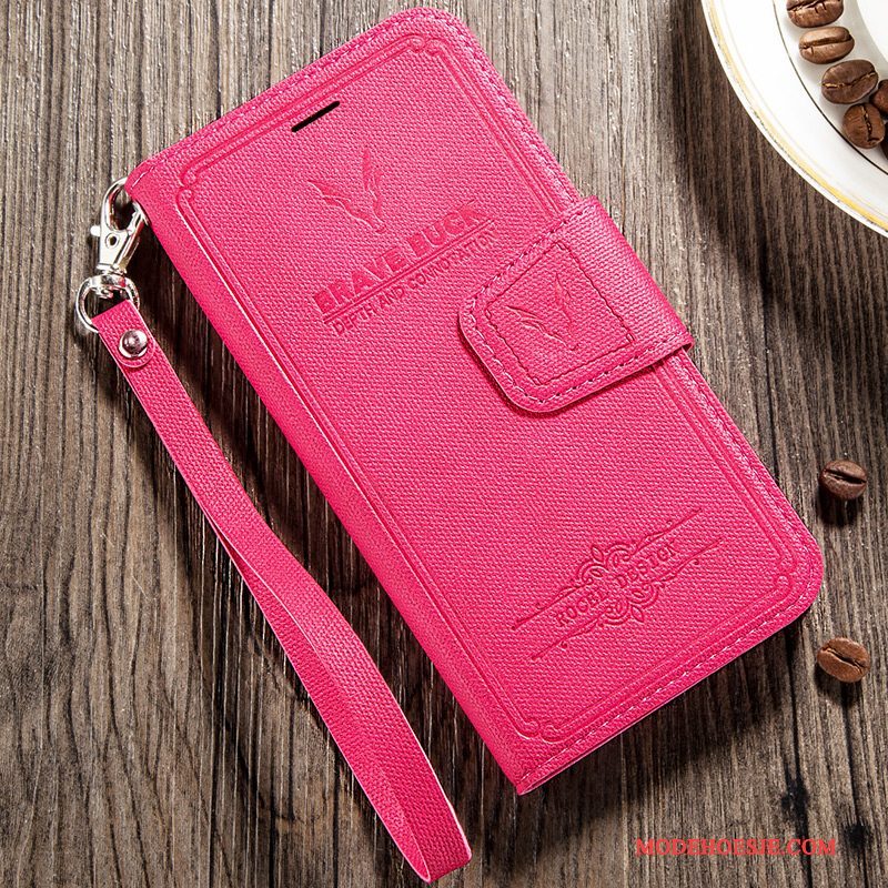 Hoesje iPhone 6/6s Plus Zakken Anti-fall Rood, Hoes iPhone 6/6s Plus Vintage Telefoon