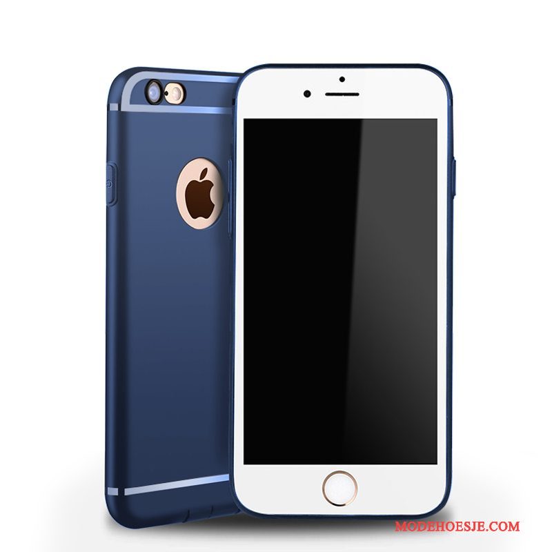 Hoesje iPhone 6/6s Plus Zakken Schrobben Blauw, Hoes iPhone 6/6s Plus Zacht Telefoon