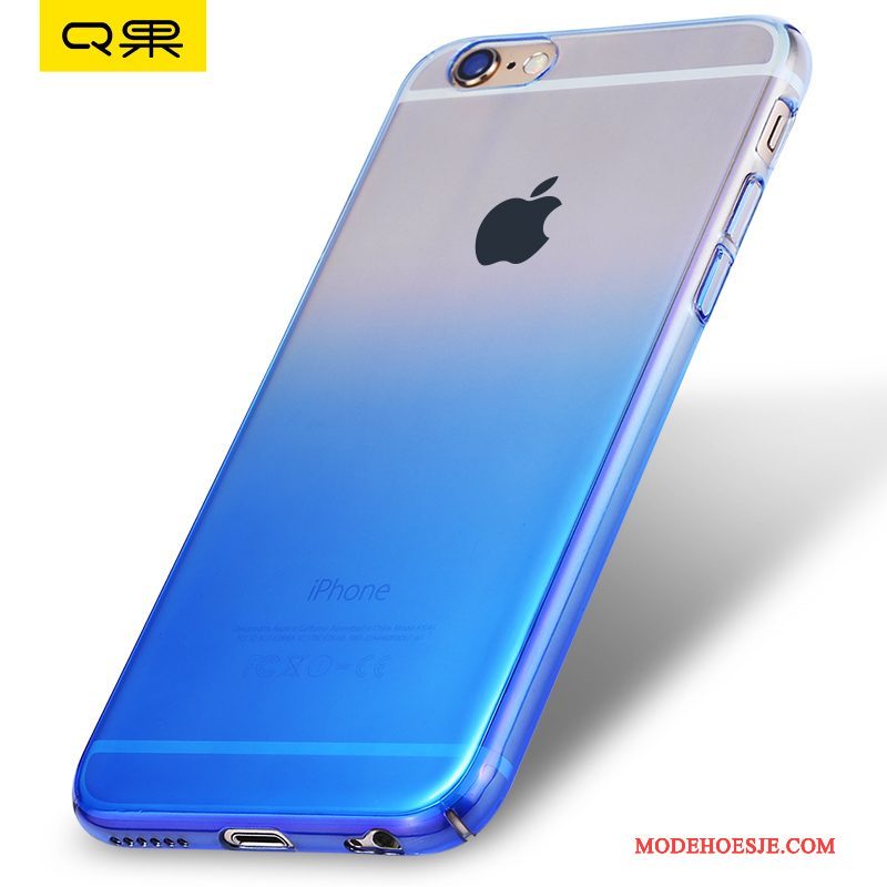 Hoesje iPhone 6/6s Plus Zakken Trend Plating, Hoes iPhone 6/6s Plus Blauw Hard