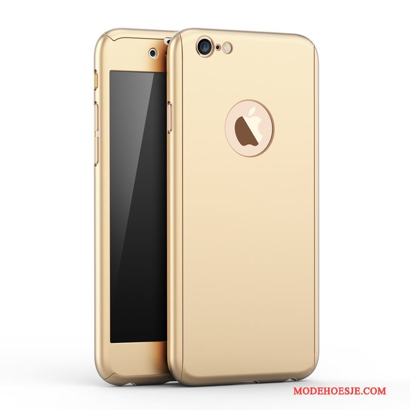 Hoesje iPhone 6/6s Plus Zakken Trend Schrobben, Hoes iPhone 6/6s Plus Goud Anti-fall